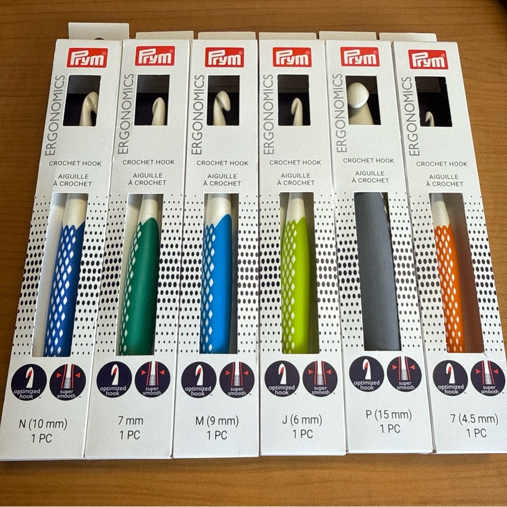 Ergonomics Crochet Hook Set - Multicolor